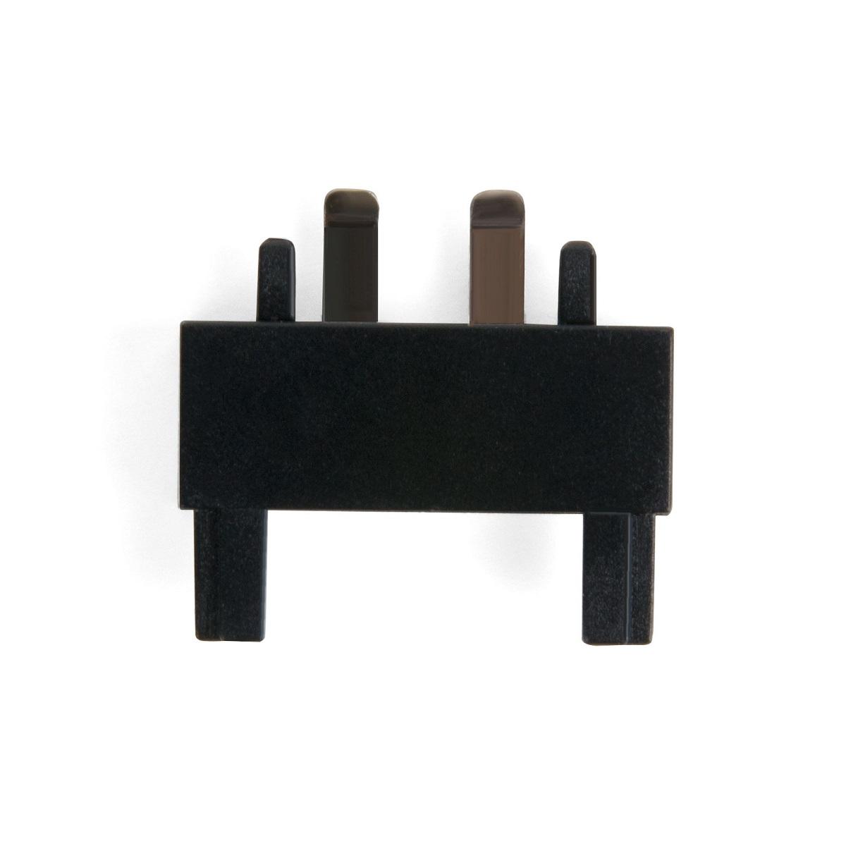 фото коннектор для 4-стороннего соединителя накладного шинопровода elektrostandard flat magnetic 85004/00 черный a063739 | 220svet.ru