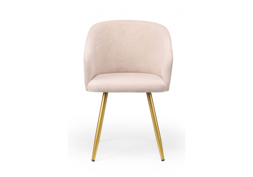 фото стул на металлокаркасе поворотный woodville монер 360 латте (glory 10) / золотой 632657 | 220svet.ru