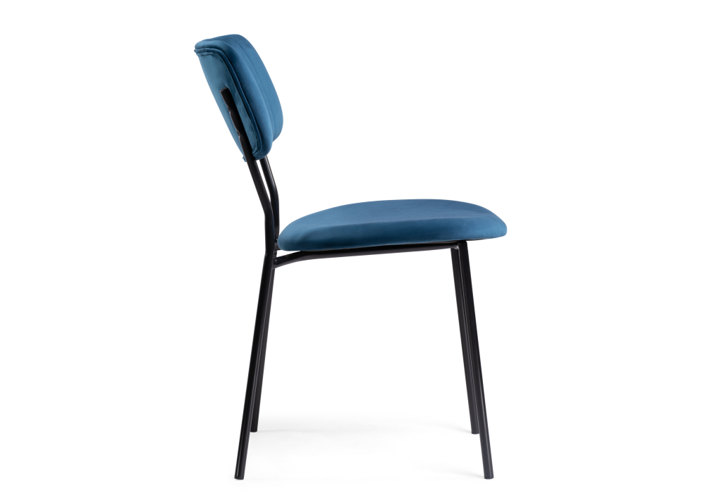 фото стул woodville фиер морской / черный глянец 494367 | 220svet.ru