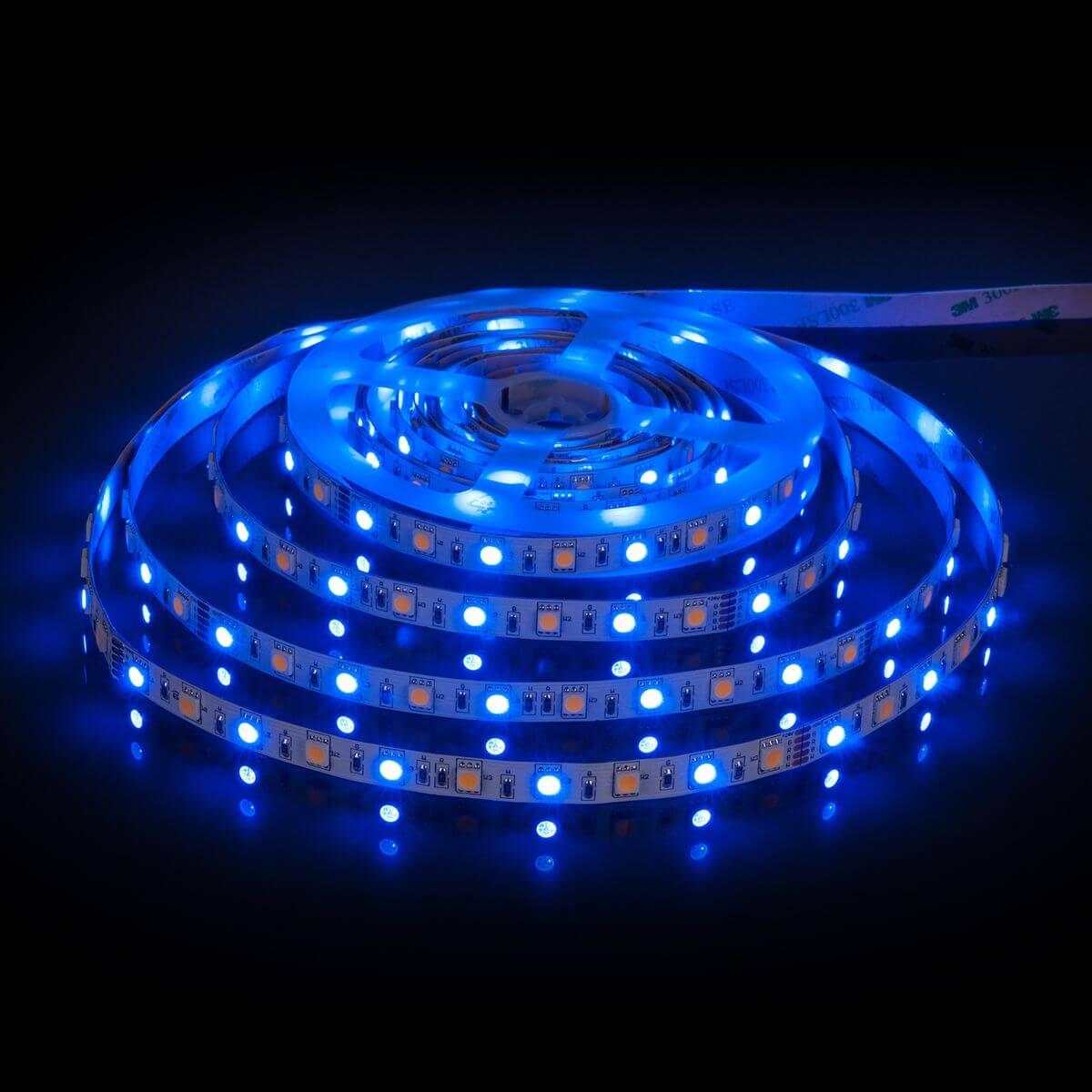 фото светодиодная лента elektrostandard 14,4w/m 60led/m 5050smd mix rgb/теплый белый 5m a053728 | 220svet.ru