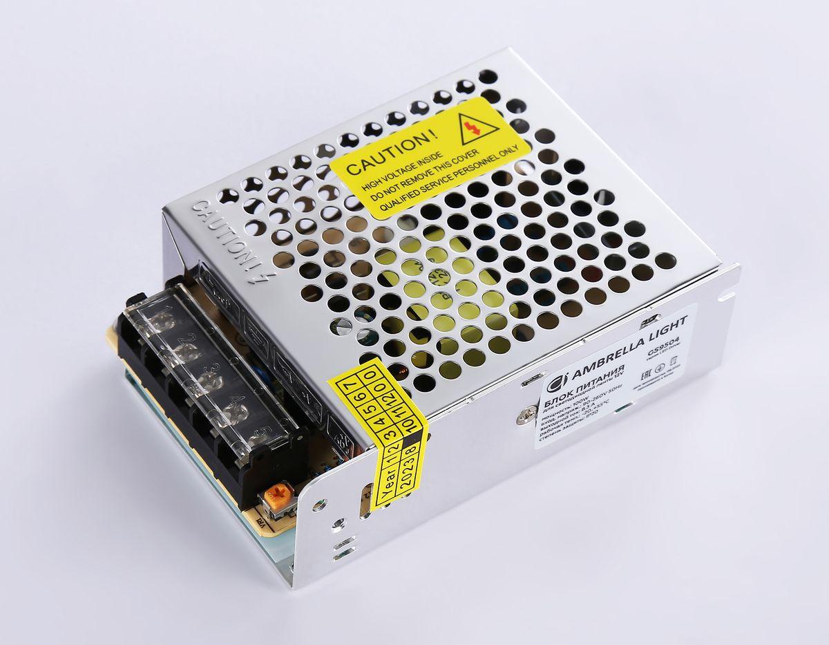 фото блок питания для светодиодной ленты ambrella light illumination led driver 12v 100w ip20 8,3a gs9504 | 220svet.ru
