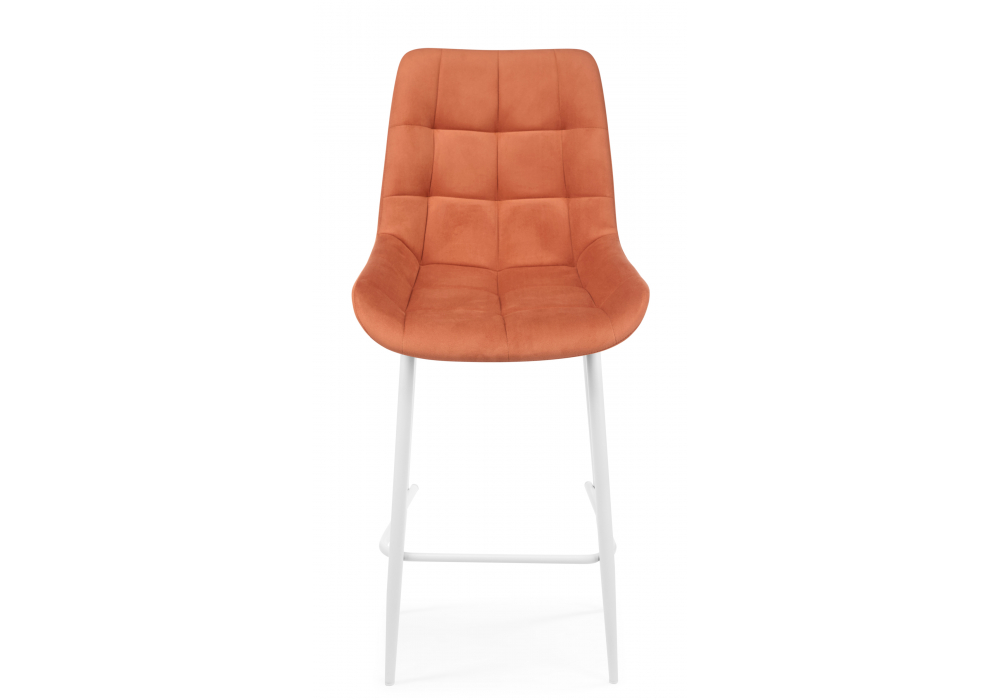 фото барный стул woodville челси терракотовый / белый 632576 | 220svet.ru