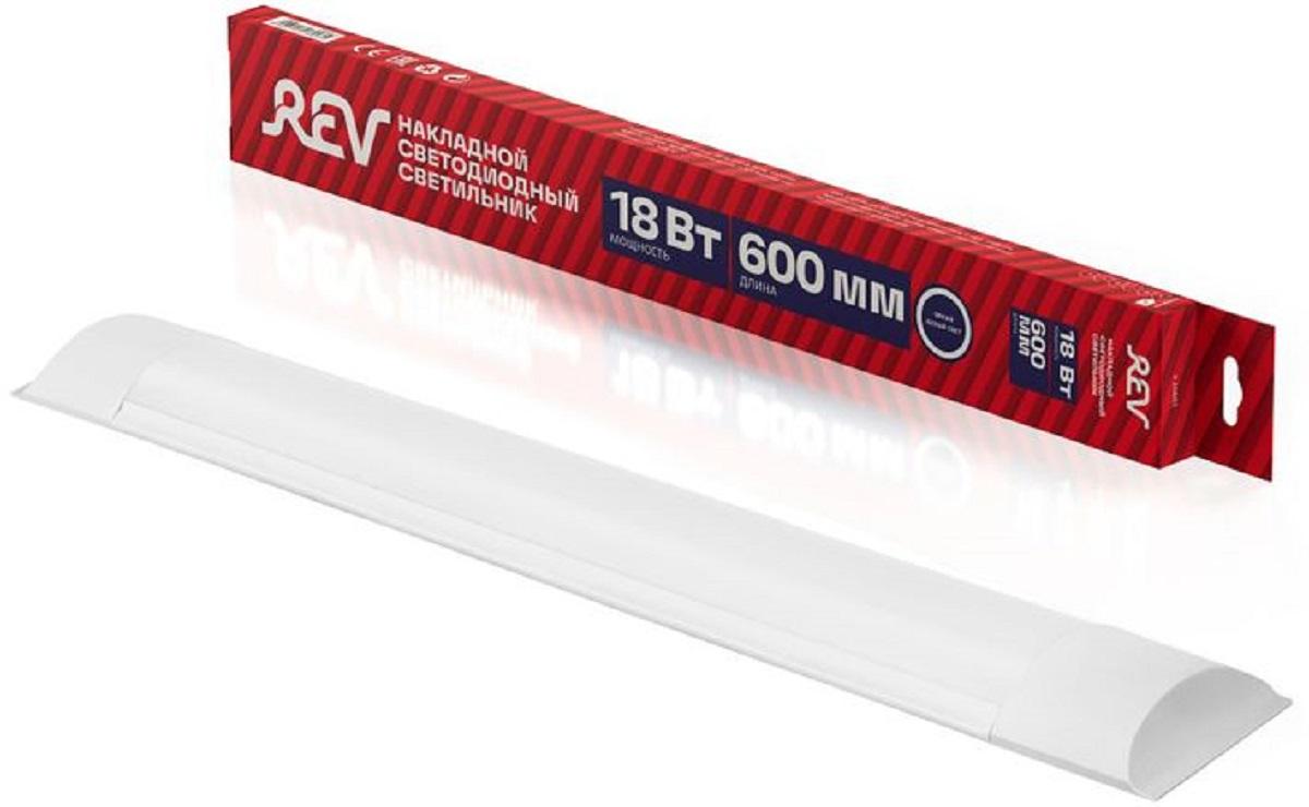 фото настенно-потолочный светодиодный светильник rev spo118 line 18 вт 6500k 28908 1 | 220svet.ru