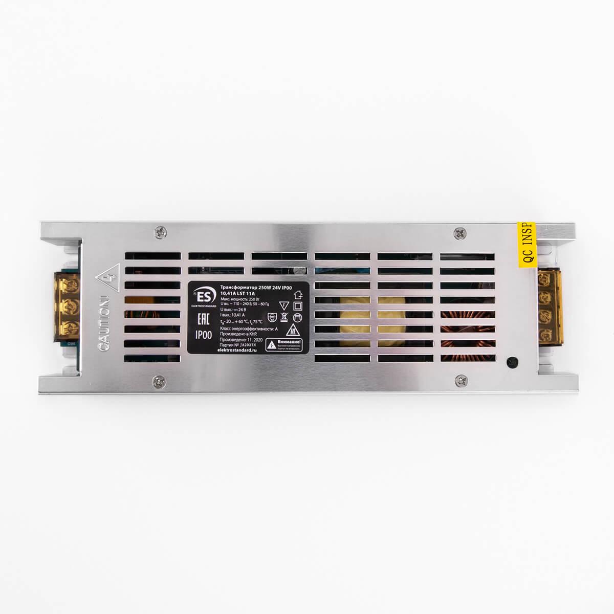 фото блок питания для светодиодной ленты elektrostandard lst 24v 250w 10,41a a052984 | 220svet.ru