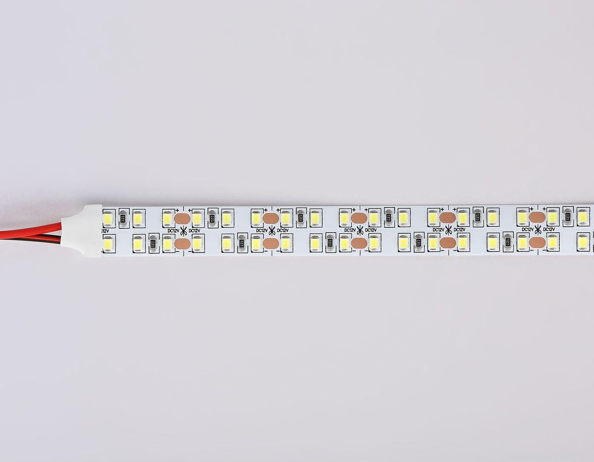 фото светодиодная лента холодный белый ambrella light 24w/m 240led/m 2835smd 6500к 5m gs1703 | 220svet.ru