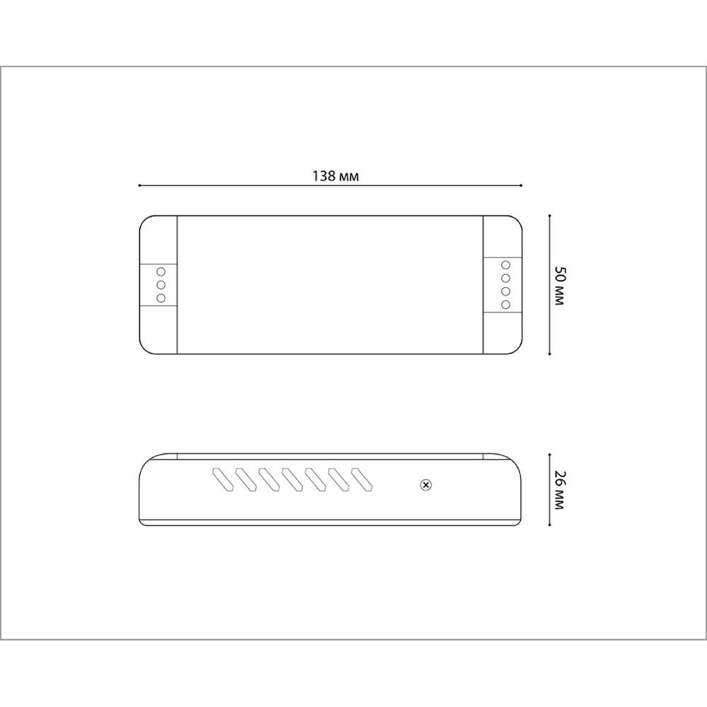 фото блок питания для светодиодной ленты italline m04-513 ita-24v-100w | 220svet.ru