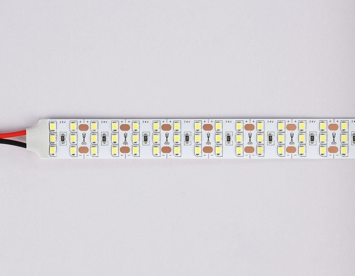 фото светодиодная лента холодный белый ambrella light 26w/m 324led/m 2835smd 6500к 5m gs3903 | 220svet.ru