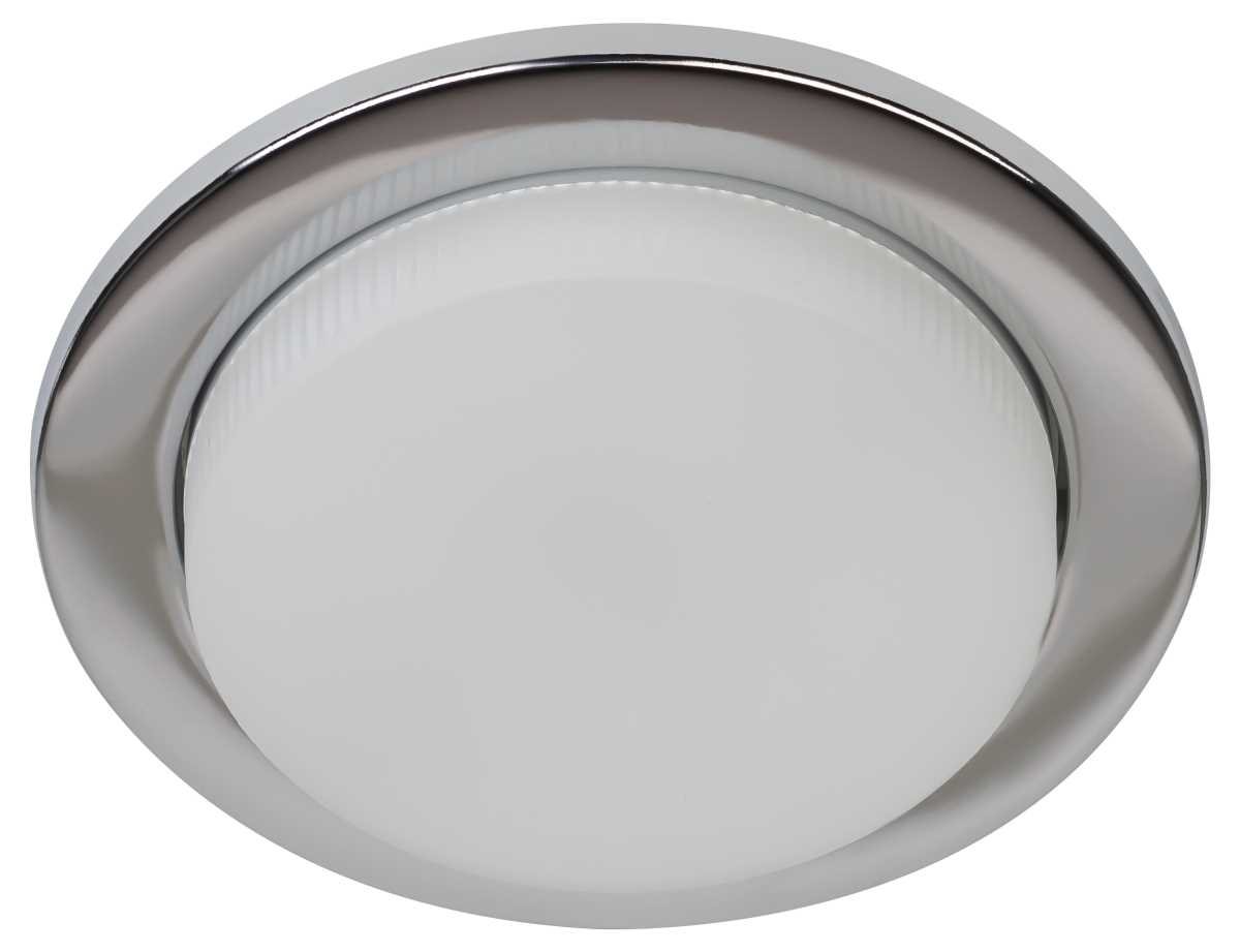 фото светильник встраиваемый эра kl70 ch-10 под лампу gx53 хром набор 10 шт б0057478 | 220svet.ru