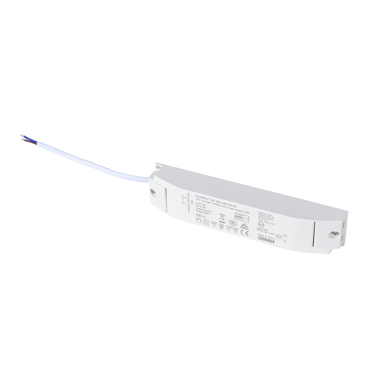 фото блок питания st luce 24v 60w ip20 0.31a st023.024.60 | 220svet.ru