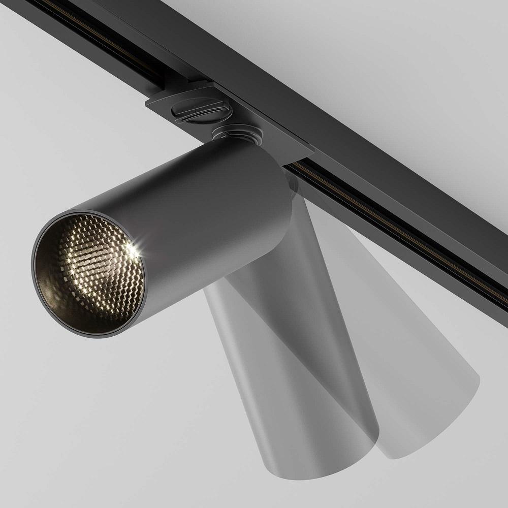 фото трековый светильник maytoni technical focus led tr021-1-12b3k-w-d-b | 220svet.ru