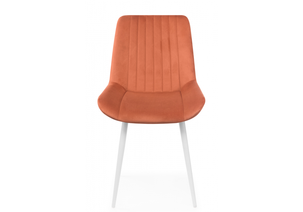 фото стул на металлокаркасе woodville седа терракотовый (zd 432) / белый np 632428 | 220svet.ru