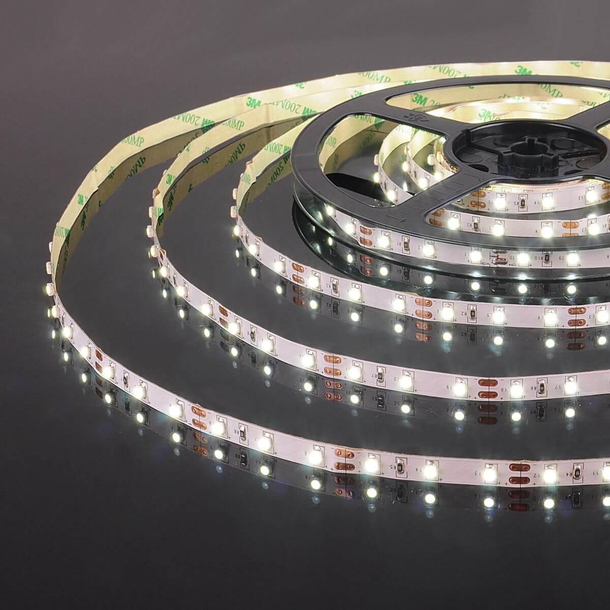 фото светодиодная лента elektrostandard 4,8w/m 60led/m 2835smd холодный белый 5m a052955 | 220svet.ru
