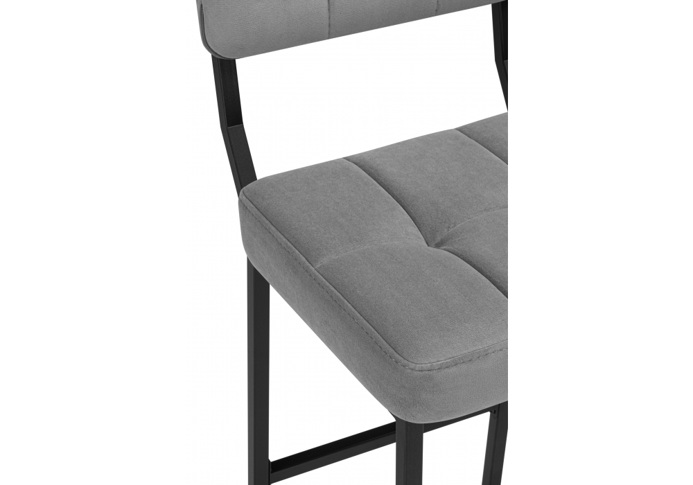 фото барный стул woodville ларс selfie grey / черный 674658 | 220svet.ru