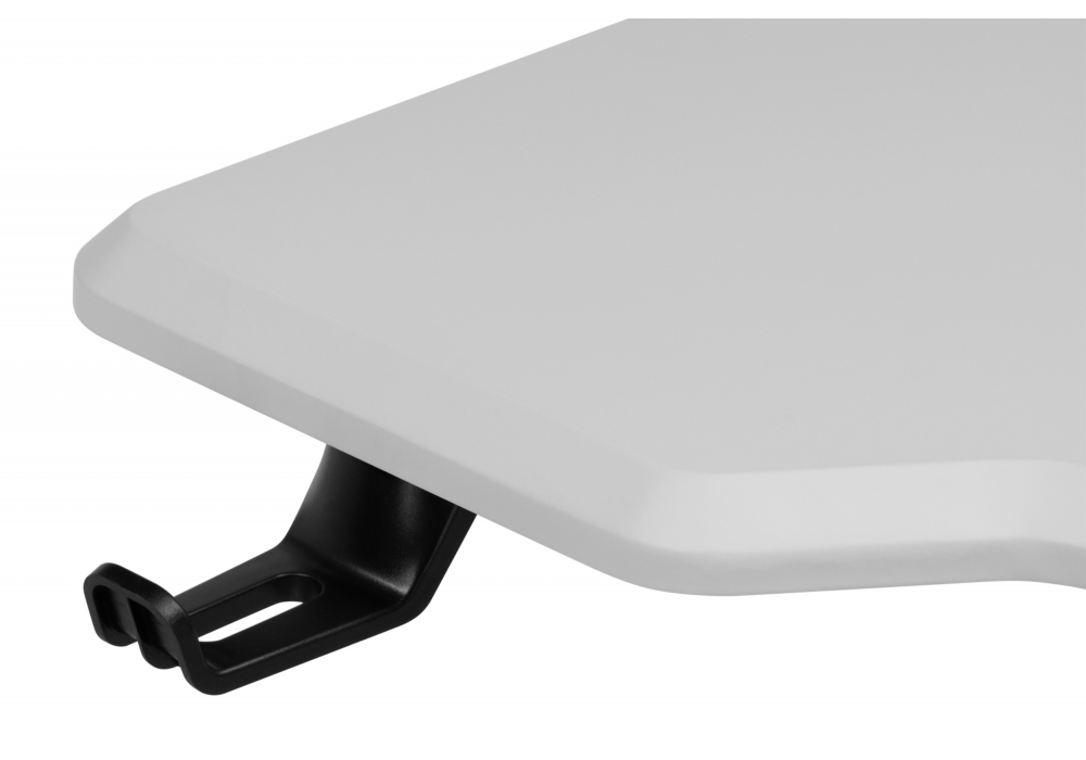 фото компьютерный стол с подъемным механизмом woodville маркос 140х80 тауп / черный 614609 | 220svet.ru