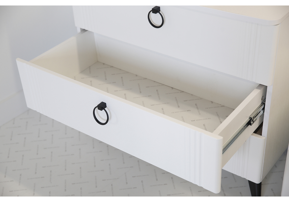 фото комод woodville ева белый матовый 589701 | 220svet.ru