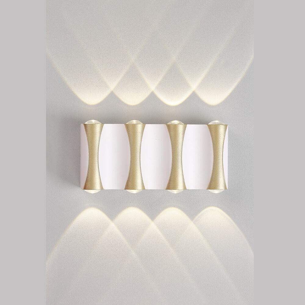 фото настенный светодиодный светильник crystal lux clt clt 022w4 wh-go 4000k | 220svet.ru