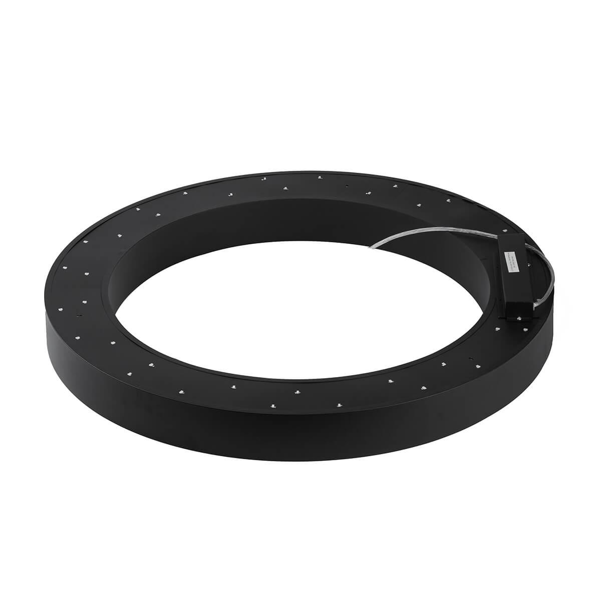 фото подвесной светодиодный cветильник эра ring spo-134-b-40k-056 56вт 4000к черный б0050565 | 220svet.ru