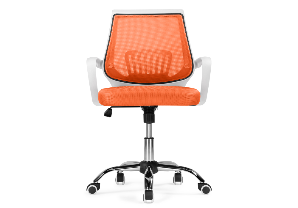 фото компьютерное кресло woodville ergoplus orange / white 15373 | 220svet.ru