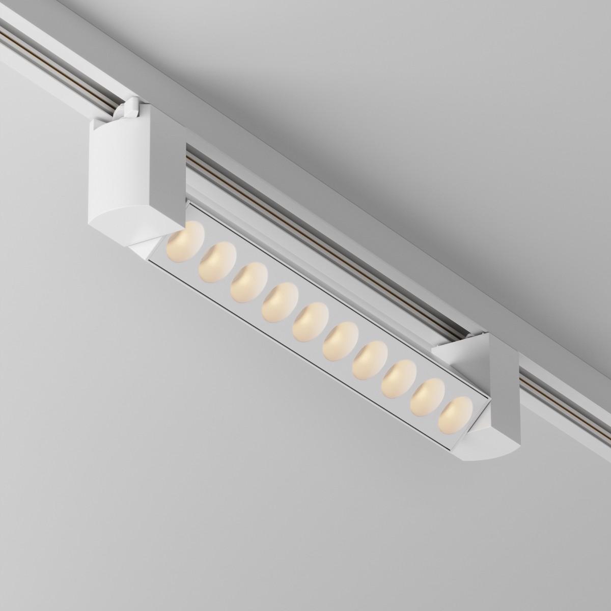 фото трековый светодиодный светильник maytoni technical points rot tr010-1-10w3k-m-w | 220svet.ru