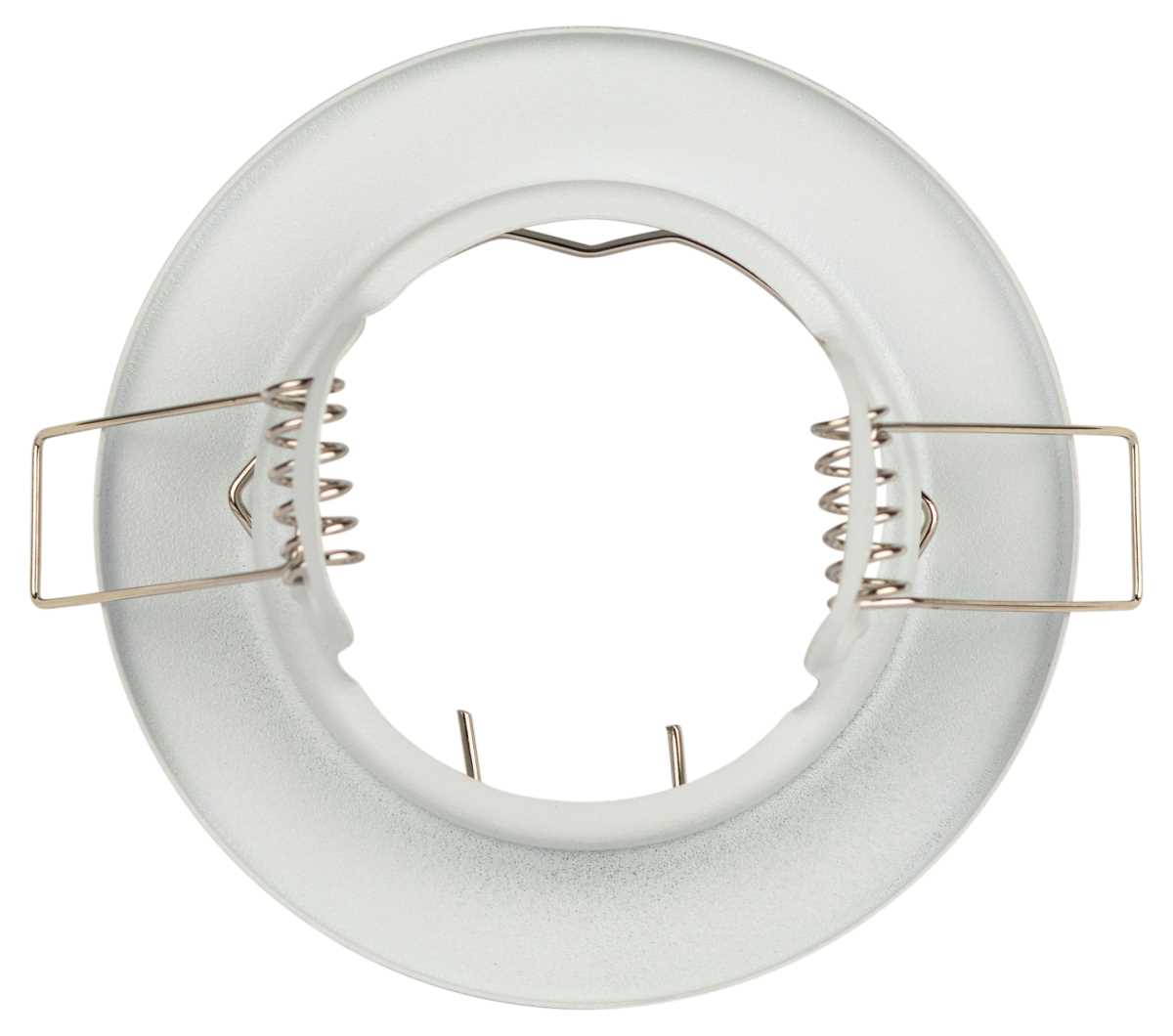 фото светильник встраиваемый штампованный эра st1 swh под лампу mr16 gu5.3 белый матовый б0059740 | 220svet.ru