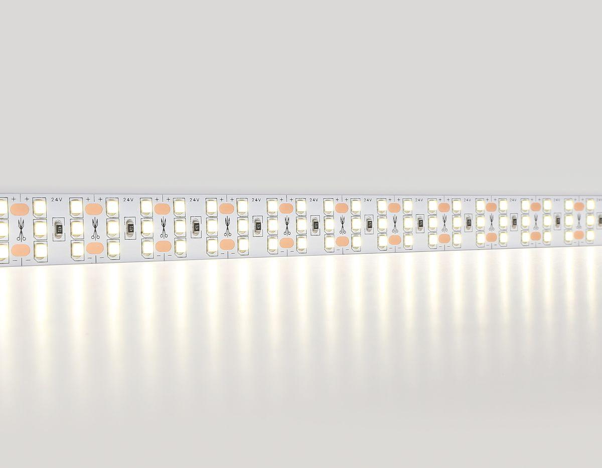 фото светодиодная лента дневной белый ambrella light 26w/m 324led/m 2835smd 4500к 5m gs3902 | 220svet.ru