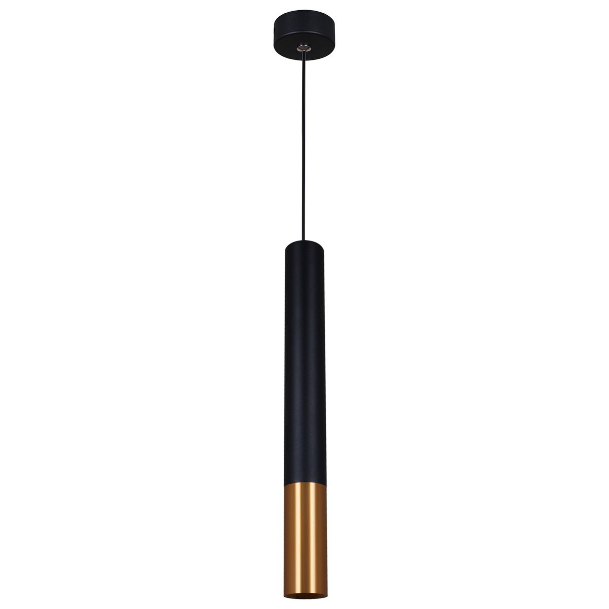 фото подвесной светодиодный светильник reluce 16032-0.9-001il led5w bk+gd | 220svet.ru