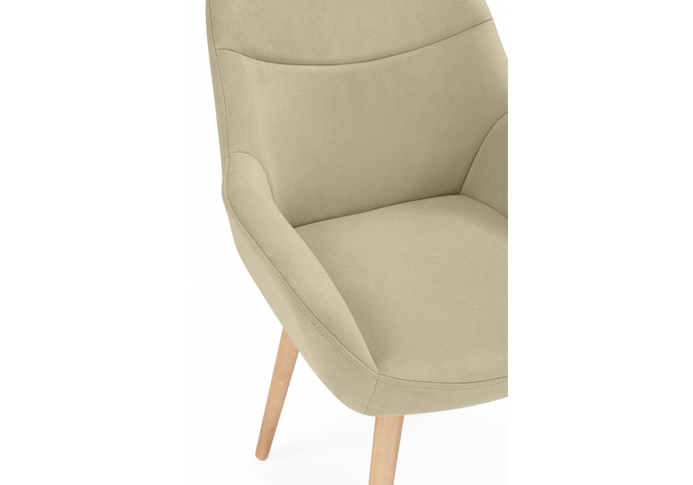 фото стул деревянный woodville флюид бежевый (zd 210) / светлое дерево 642968 | 220svet.ru