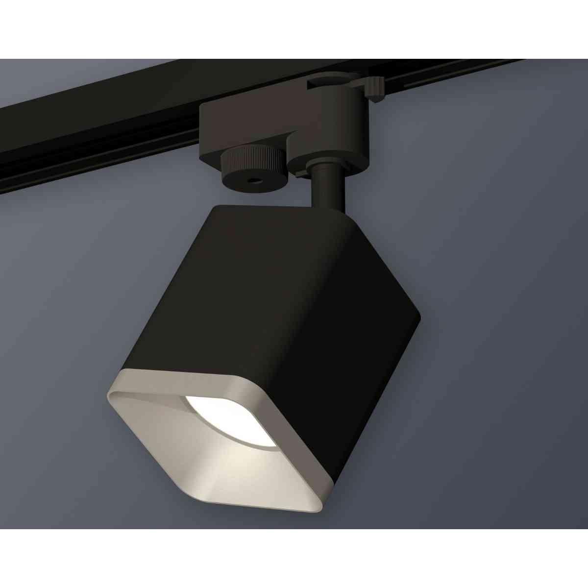 фото комплект трекового светильника ambrella light track system xt7813002 sbk/ssl черный песок/серебро песок (a2521, c7813, n7703) | 220svet.ru