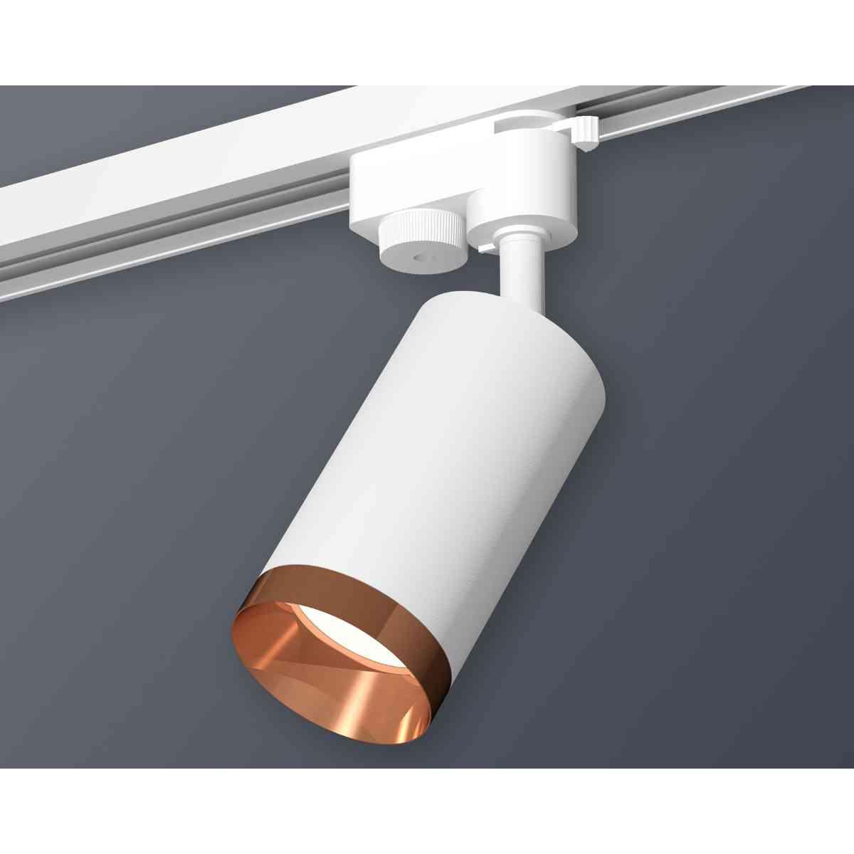 фото комплект трекового светильника ambrella light track system xt6322065 swh/ppg белый песок/золото розовое полированное (a2520, c6322, n6135) | 220svet.ru