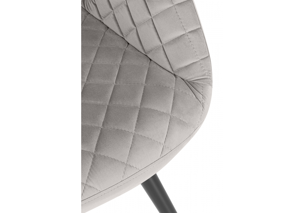 фото стул поворотный woodville муат confetti silver / черный 665374 | 220svet.ru