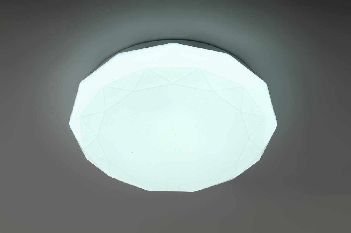 фото светильник потолочный светодиодный эра классик без ду spb-6 wh 24w-6,5k slim sparkle б0069788 | 220svet.ru