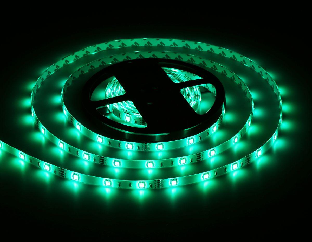фото светодиодная влагозащищенная лента ambrella light 7,2w/m 30led/m 5050smd rgb 5m gs2301 | 220svet.ru