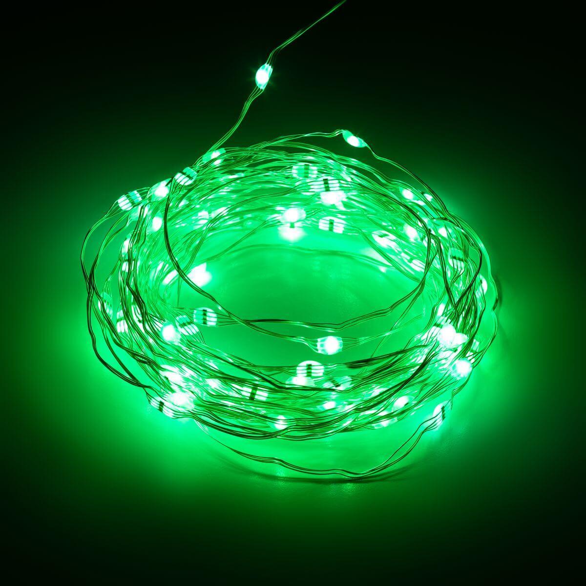 фото светодиодная гирлянда эра нить 220v динамичный rgb - pu-1 б0055993 | 220svet.ru