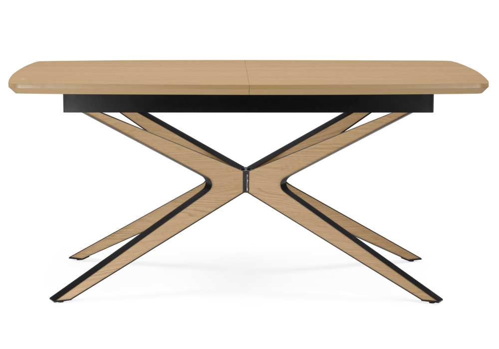 фото стол деревянный раскладной 160(220)x90 woodville roxy светлый дуб 15875 | 220svet.ru