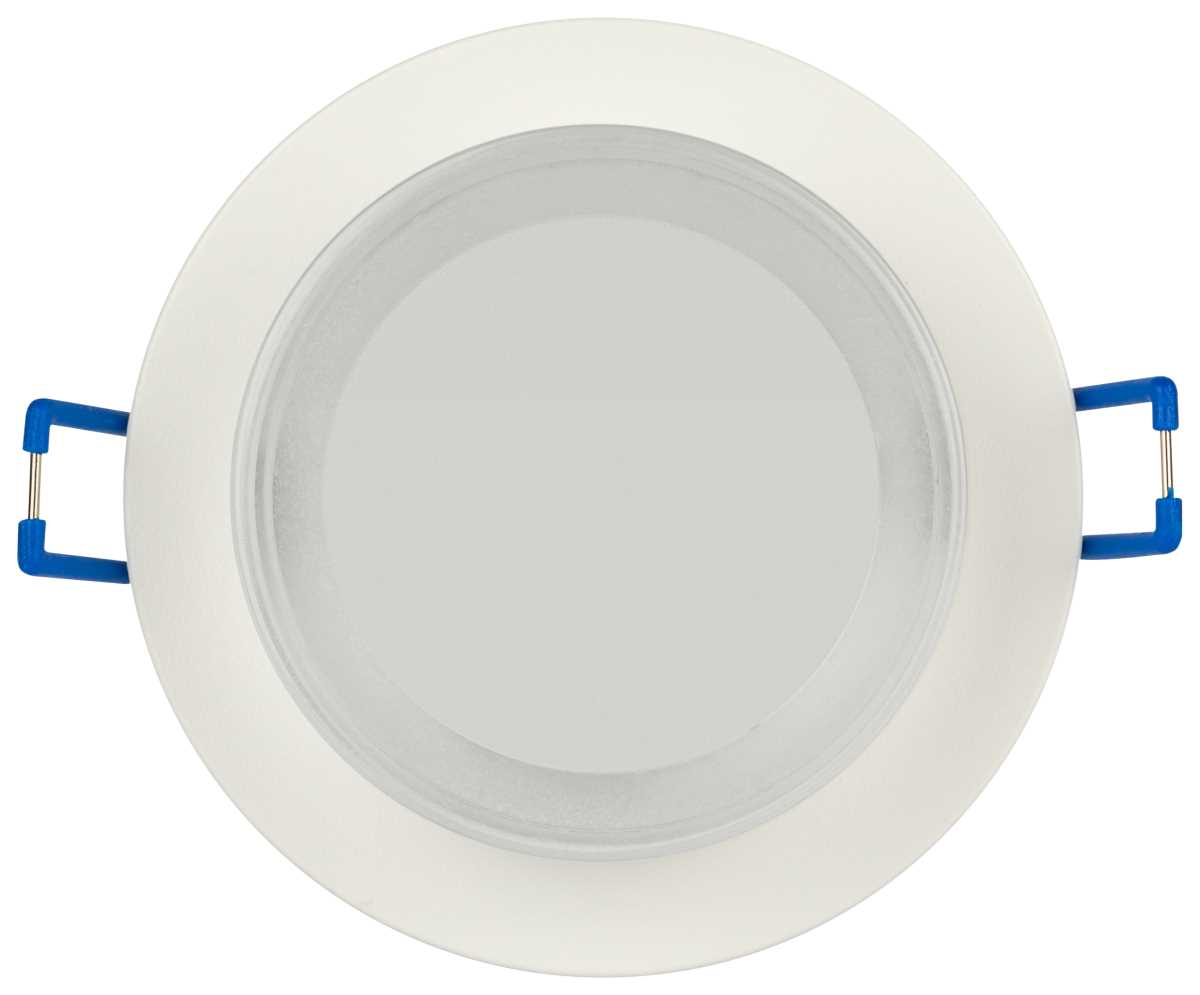 фото светильник встраиваемый декоративный эра dk107 wh под лампу mr16 gu5.3 белый б0058396 | 220svet.ru