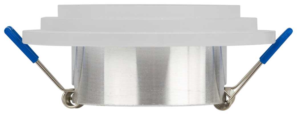 фото светильник встраиваемый декоративный эра dk105 wh под лампу mr16 gu5.3 белый б0058392 | 220svet.ru