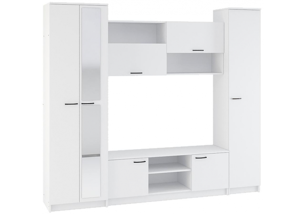 фото готовая гостиная woodville бертелена белое дерево / белое дерево 507393 | 220svet.ru