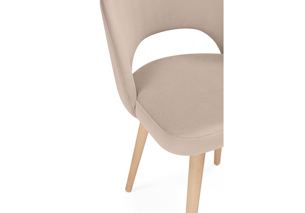 фото стул деревянный поворотный woodville курбис 360 бежевый (zd 210) / светлое дерево 642927 | 220svet.ru