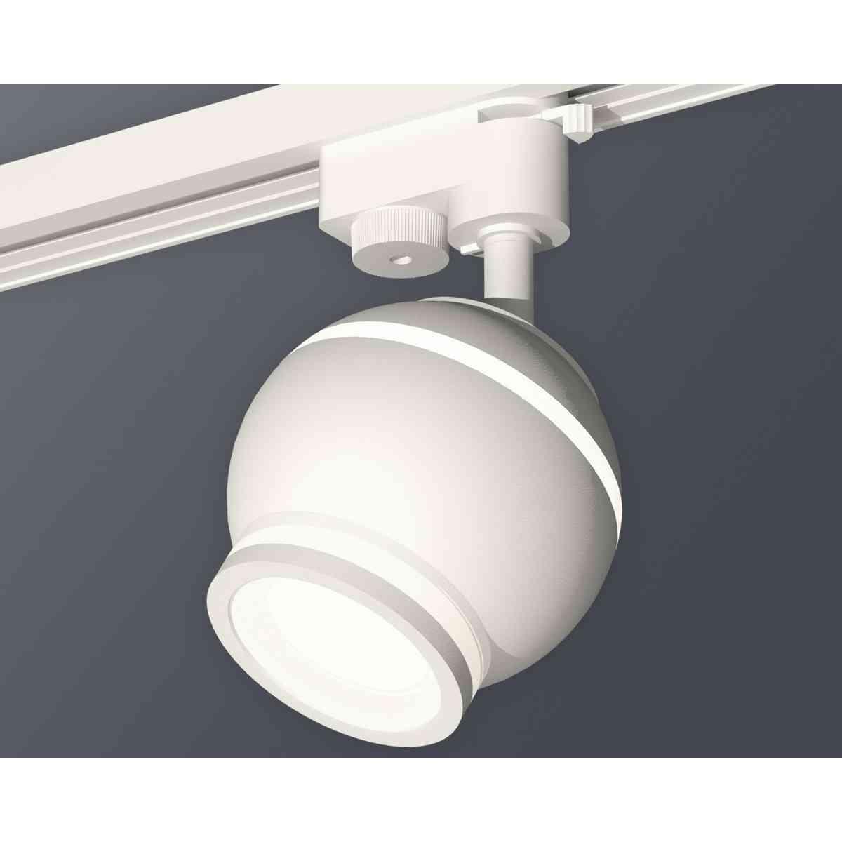 фото комплект трекового светильника ambrella light track system xt1101040 swh/fr белый песок/белый матовый (a2520, c1101, n7120) | 220svet.ru
