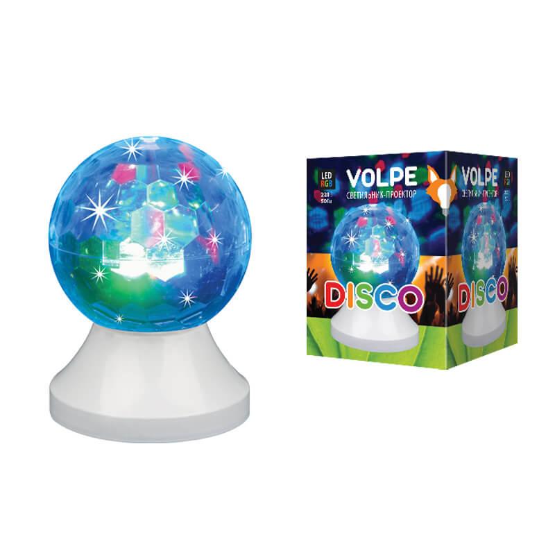 фото светодиодный светильник-проектор volpe disko uli-q311 3,5w/rgb white ul-00002764 | 220svet.ru