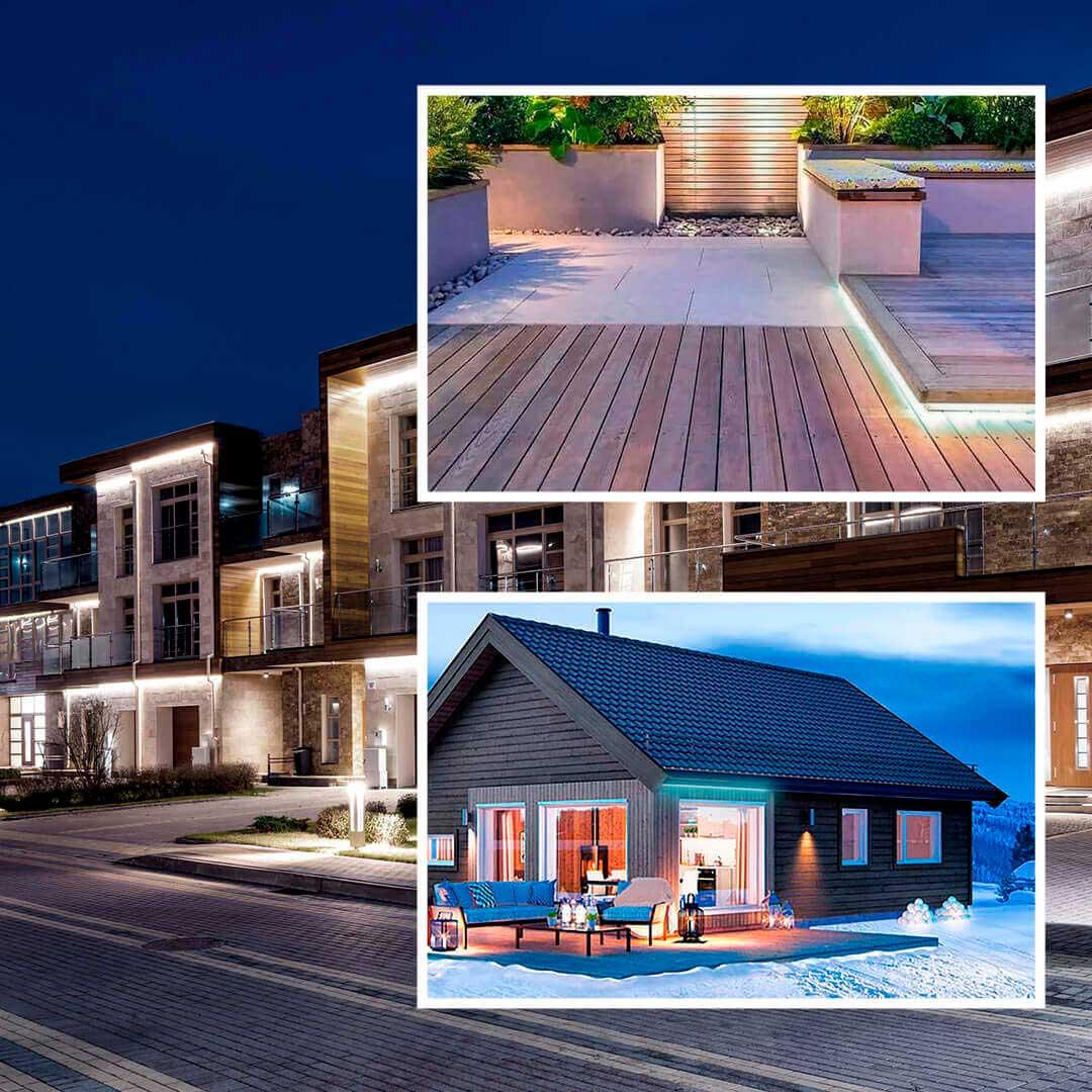 фото светодиодная влагозащищенная лента apeyron 4,8w/m 60led/m 3528smd холодный белый 5m 10-04 | 220svet.ru