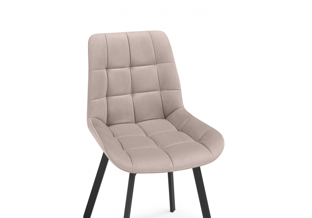 фото стул крутящийся woodville челси 360 латте (zd 290) / черный 626084 | 220svet.ru