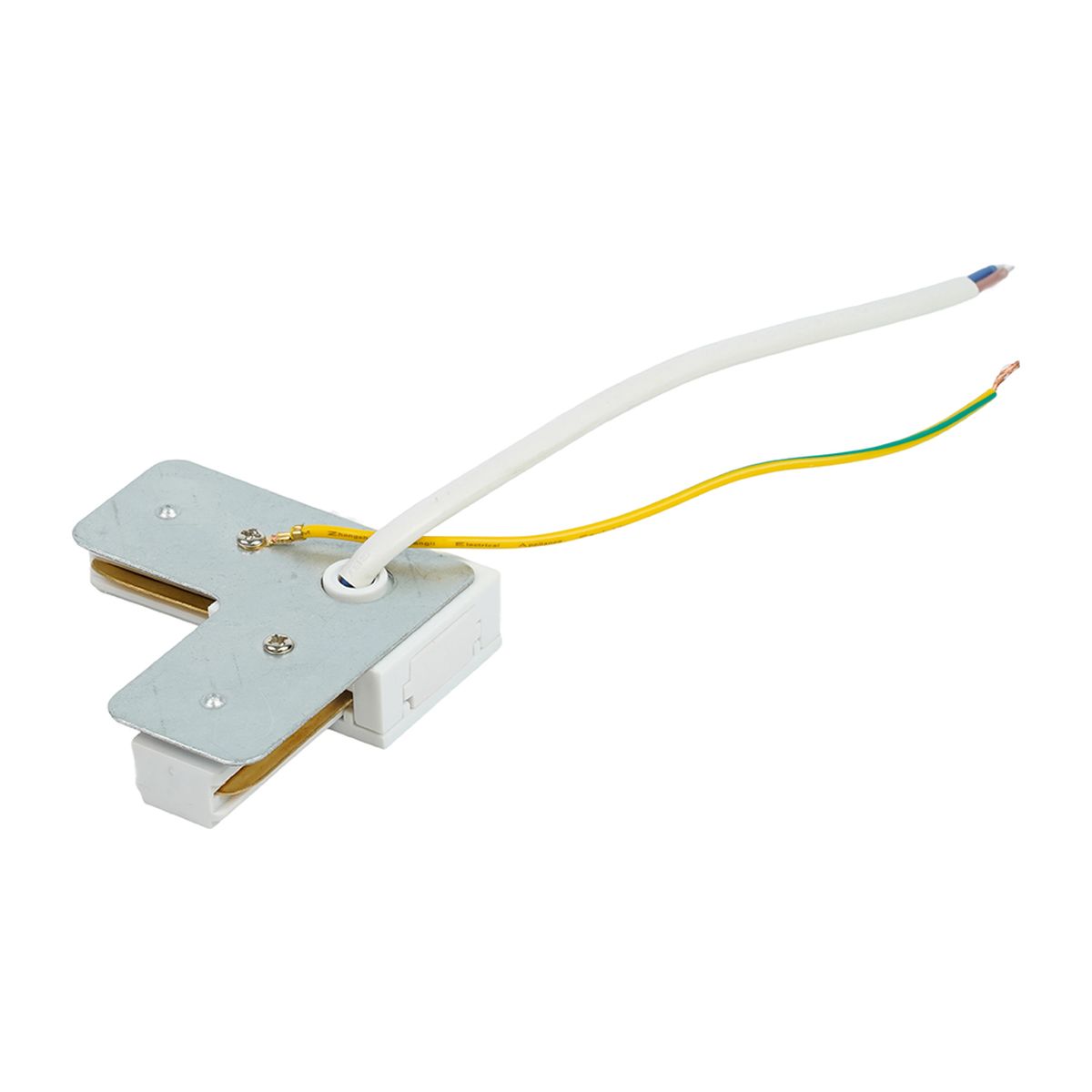 фото коннектор угловой для шинопровода с проводом feron ld1021c для cab1007 52153 | 220svet.ru