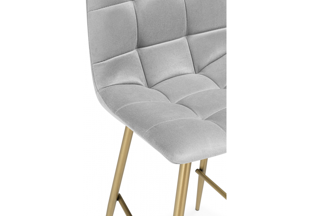 фото барный стул woodville чилли мини светло-серый (zd 960) / золотой np 632266 | 220svet.ru