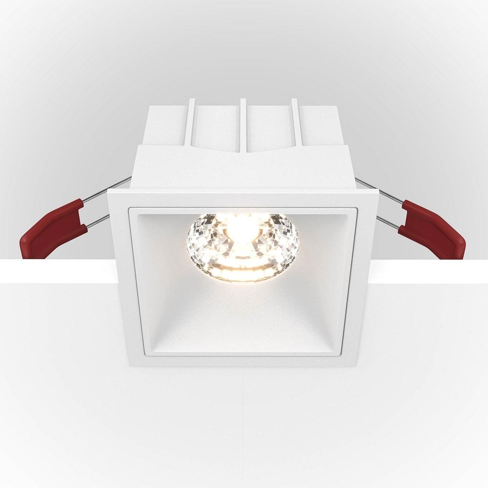 фото встраиваемый светильник maytoni alfa led dl043-01-15w3k-d-sq-w | 220svet.ru