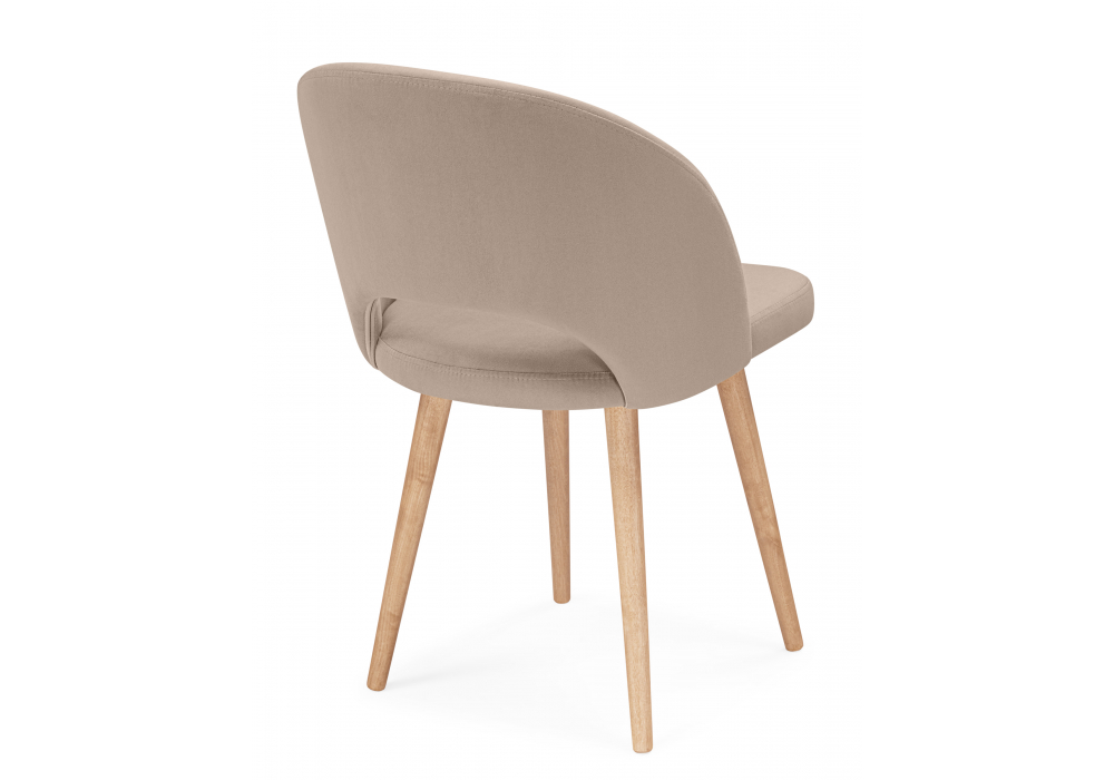 фото стул деревянный поворотный woodville курбис 360 бежевый (zd 210) / светлое дерево 642927 | 220svet.ru