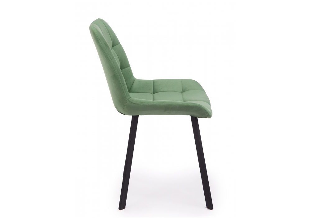 фото стул на металлокаркасе woodville челси п фисташковый (zd 651) / черный 632501 | 220svet.ru