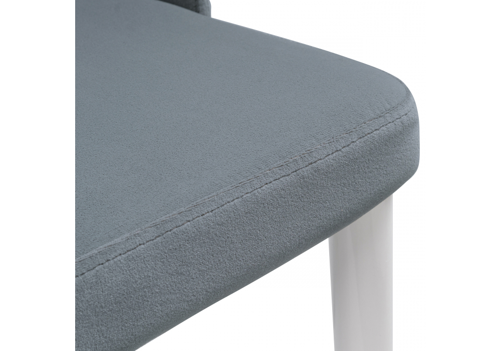 фото обеденная группа woodville уин 80 white / gray 579107 | 220svet.ru