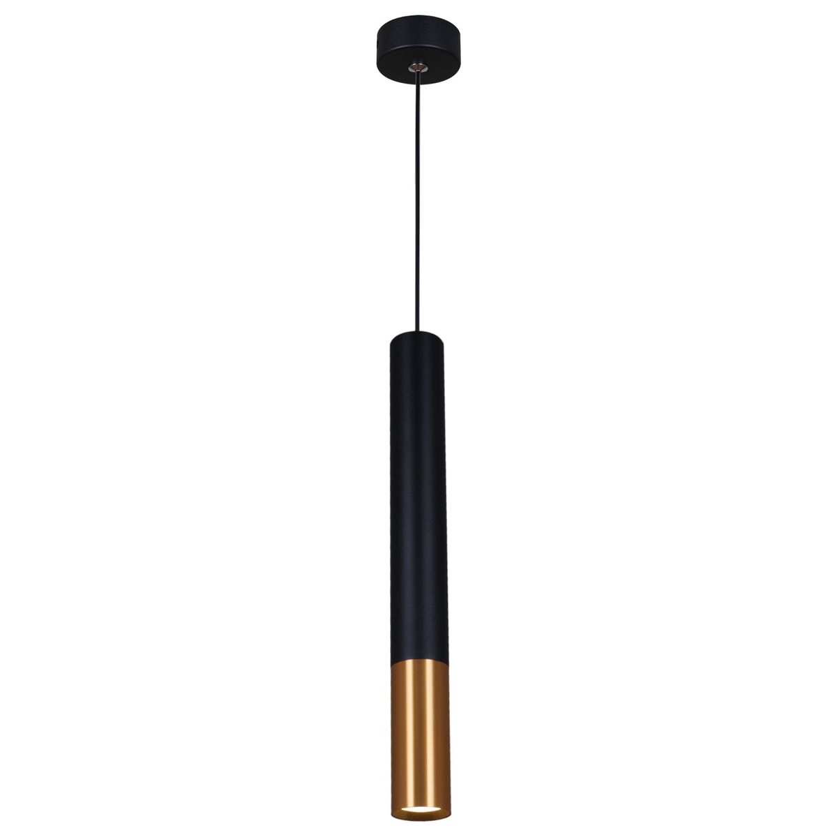 фото подвесной светодиодный светильник reluce 16032-0.9-001il led5w bk+gd | 220svet.ru