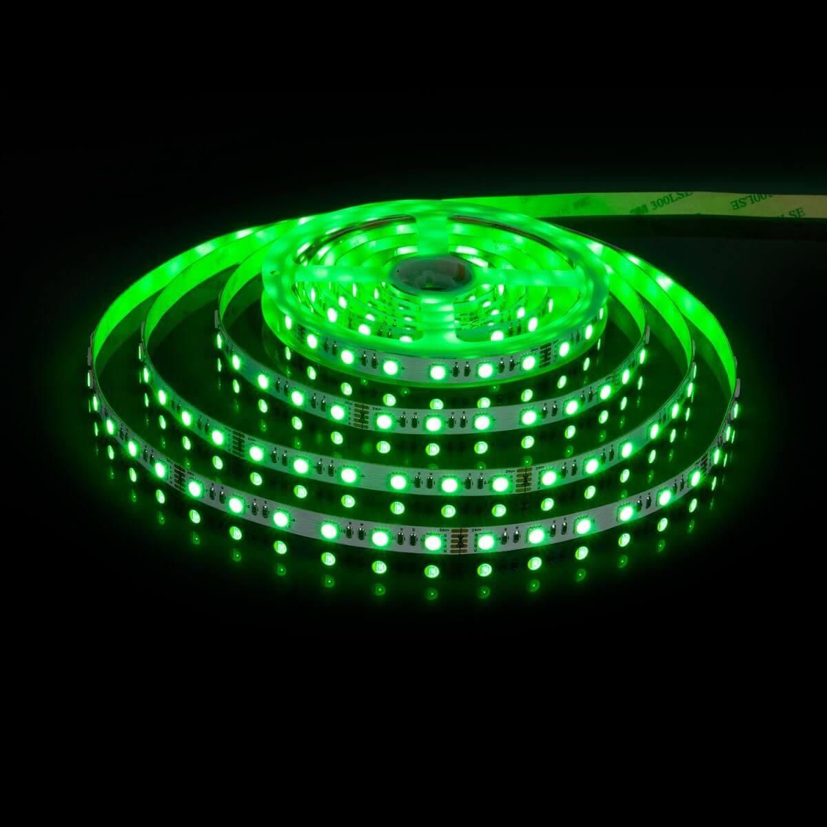 фото светодиодная лента elektrostandard 24w/m 60led/m 5050smd mix rgb/теплый белый 5m a053701 | 220svet.ru